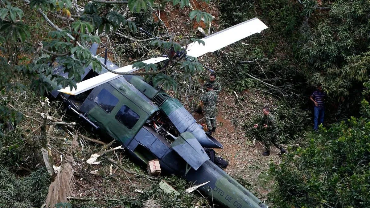 Milagro en el Cauca: 15 soldados sobreviven tras la caída de un helicóptero Black Hawk del Ejército en Inzá